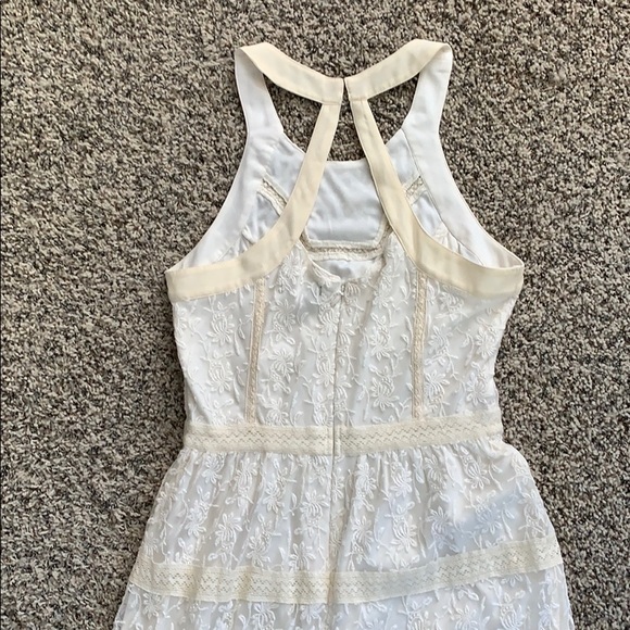 White & Cream Lace Dress - Picture 2 of 2